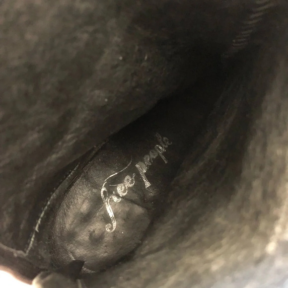 Free People Marquis Black Block Heel Ankle Boots Size 39 - Picture 13 of 16